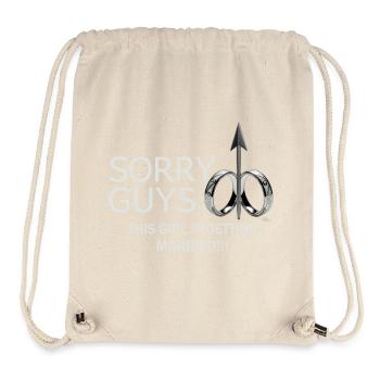 Girl will marry - Stanley/Stella Recycled Gym Bag - natural - Front