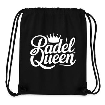 Padel-Königin - Stanley/Stella recycelter Gym Bag - Schwarz - Vorne