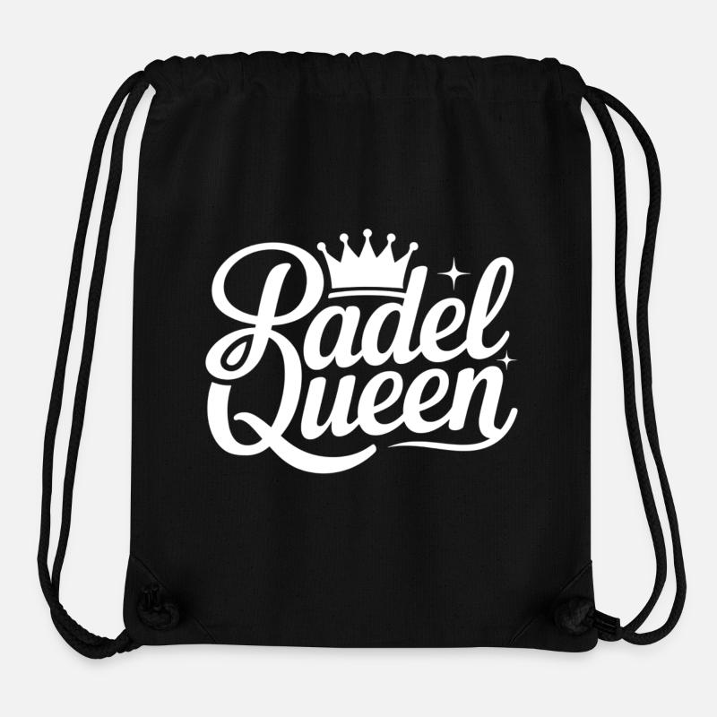Padel-Königin - Stanley/Stella recycelter Gym Bag - Schwarz