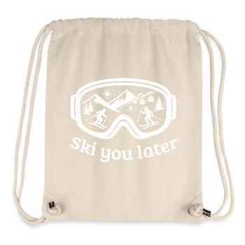 Ski You Later – Skibrillen Design für Skifahrer - Stanley/Stella recycelter Gym Bag - Naturweiß - Vorne