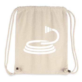 Gartenschlauch Schlauch Garten Wasser - Stanley/Stella recycelter Gym Bag - Naturweiß - Vorne