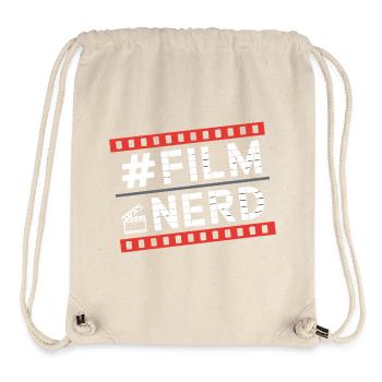  #FILM NERD Kino Fan Filmklappe Cineast - Stanley/Stella recycelter Gym Bag - Naturweiß - Vorne