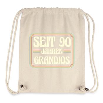 90 Years Old Birthday 90th Birthday - Stanley/Stella Recycled Gym Bag - natural - Front