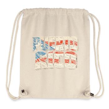 Puerto Rico Boricua - Stanley/Stella recycelter Gym Bag - Naturweiß - Vorne