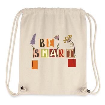 Be Smart - Stanley/Stella Recycled Gym Bag - natural - Front
