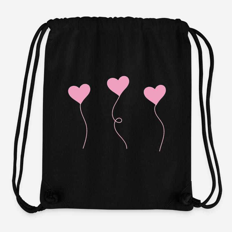heart - Stanley/Stella recycelter Gym Bag - Schwarz
