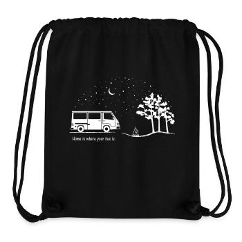 Home is where your bus is. MB100 - Stanley/Stella Recycled Gym Bag - black - Front