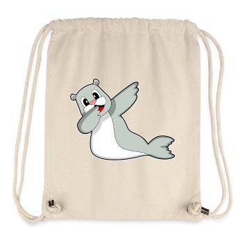 Danse hip-hop Seal - Sac à cordon recyclé Stanley/Stella - blanc naturel - Devant