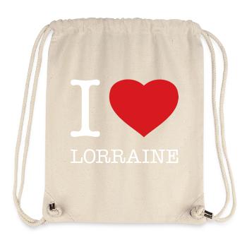 I LOVE LORRAINE Lothringen - Stanley/Stella Recycled Gym Bag - natural - Front