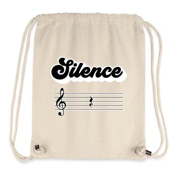 Silence Solfeggio Gift Musician Music - Stanley/Stella Recycled Gym Bag - natural - Front