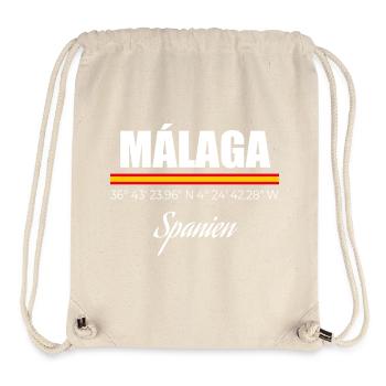 Malaga - Sac à cordon recyclé Stanley/Stella - blanc naturel - Devant
