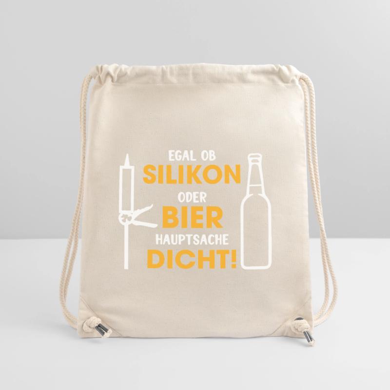 Silikon oder Bier – Hauptsache dicht Stanley/Stella recycelter Gym Bag