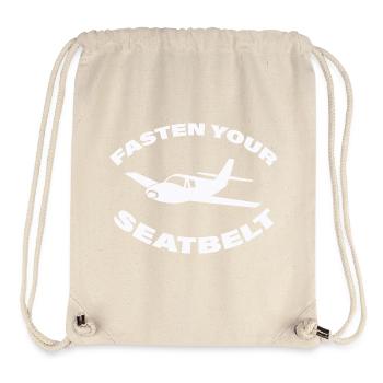 FASTING YOUR SEATBELT - Stanley/Stella Recycled Gym Bag - natural - Front