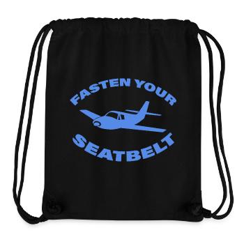 FASTING YOUR SEATBELT - Stanley/Stella Recycled Gym Bag - black - Front
