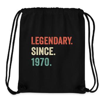 legendary since 1970 - Stanley/Stella Recycled Gym Bag - black - Front