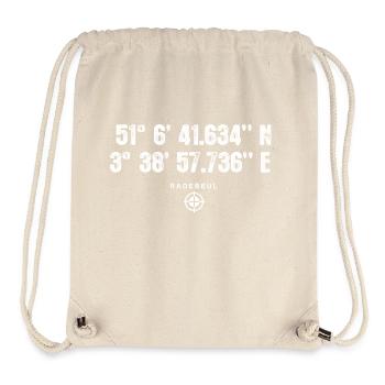 Radebeul Geocacher Geschenk Standort GPS Stadt - Stanley/Stella recycelter Gym Bag - Naturweiß - Vorne