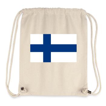 Finnish flag - Stanley/Stella Recycled Gym Bag - natural - Front