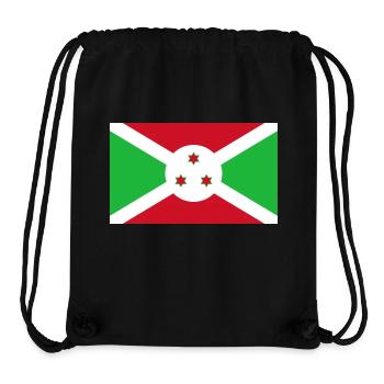 burundi - Stanley/Stella recycelter Gym Bag - Schwarz - Vorne