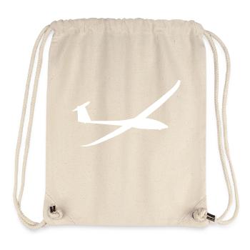Segelflugzeug Segelflieger Segeln Flugzeug - Stanley/Stella recycelter Gym Bag - Naturweiß - Vorne