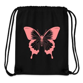 Butterfly - Stanley/Stella recycelter Gym Bag - Schwarz - Vorne