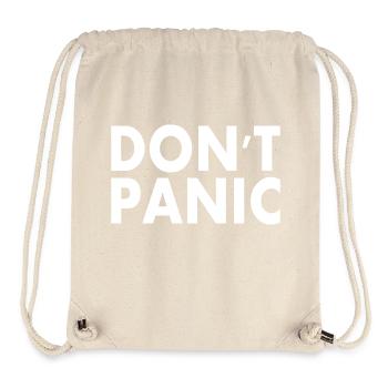 dont panic - Stanley/Stella Recycled Gym Bag - natural - Front