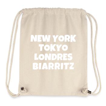 Biarritz, Baskisch, Baskenland - Stanley/Stella recycelter Gym Bag - Naturweiß - Vorne