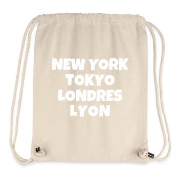 Lyon, French City, Rhône-Alpes - Stanley/Stella Recycled Gym Bag - natural - Front