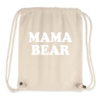 Mama bear - Stanley/Stella recycelter Gym Bag - Naturweiß - Vorne