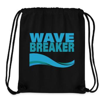 WAVE BREAKER - Stanley/Stella recycelter Gym Bag - Schwarz - Vorne