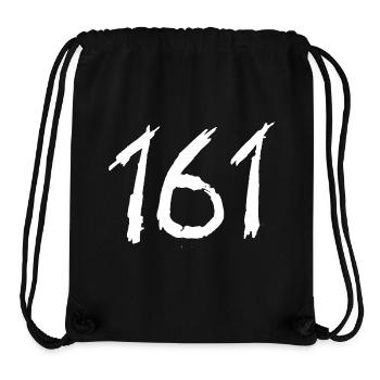 161 Handbrush Ziffern AfA - Stanley/Stella recycelter Gym Bag - Schwarz - Vorne