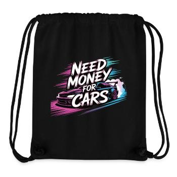 Need Money for Cars – Tuning & Car-Lifestyle - Stanley/Stella Recycled Gym Bag - black - Front