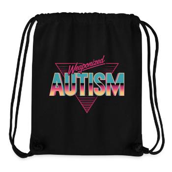Weaponized Autism - Funny Gen Alpha Memes - Stanley/Stella Recycled Gym Bag - black - Front
