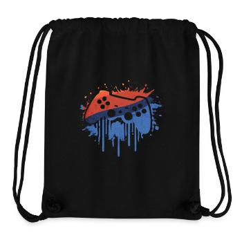 Gaming retro - Stanley/Stella recycelter Gym Bag - Schwarz - Vorne
