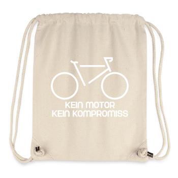 Kein Motor Kein Kompromiss Fahrrad - Stanley/Stella recycelter Gym Bag - Naturweiß - Vorne