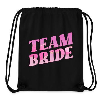 Wedding Team Bride - Stanley/Stella Recycled Gym Bag - black - Front