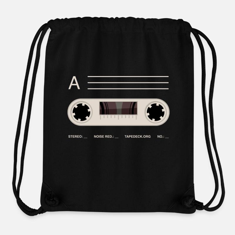 Stereo - Stanley/Stella recycelter Gym Bag - Schwarz