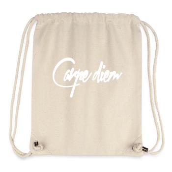 Carpe diem - Stanley/Stella recycelter Gym Bag - Naturweiß - Vorne