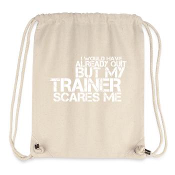 Training, Fitness Sprüche, Sport, Lustige Sprüche - Stanley/Stella recycelter Gym Bag - Naturweiß - Vorne