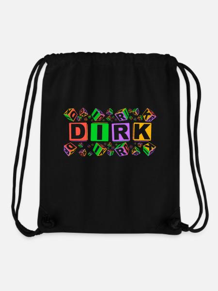 DIRK colourful cubes - Stanley/Stella recycelter Gym Bag - Schwarz