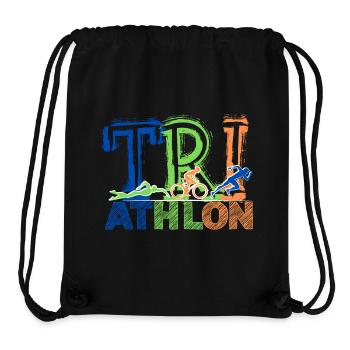 TRIATHLON - Next Level - Stanley/Stella recycelter Gym Bag - Schwarz - Vorne