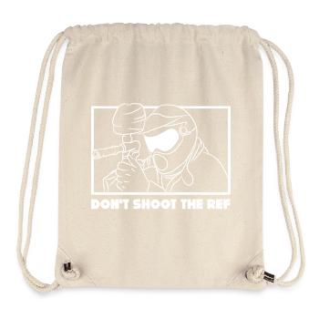 Don't Shoot the Ref – Funny Paintball Design - Stanley/Stella Recycled Gym Bag - natural - Front