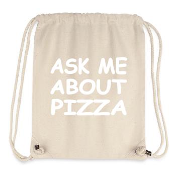 Pizza - Stanley/Stella Recycled Gym Bag - natural - Front