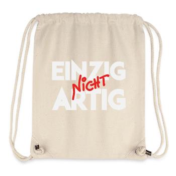 Einzig Nicht Artig Wortspiel - Stanley/Stella recycelter Gym Bag - Naturweiß - Vorne