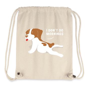 Langschläfer Montag Morgen Morgenmuffel - Stanley/Stella recycelter Gym Bag - Naturweiß - Vorne