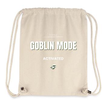 Goblin Mode Activated - Funny Meme Dark Humor  - Stanley/Stella recycelter Gym Bag - Naturweiß - Vorne
