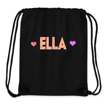 Ella - Stanley/Stella Recycled Gym Bag - black - Front