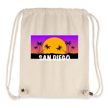 San Diego Shirt ! - Stanley/Stella recycelter Gym Bag - Naturweiß - Vorne