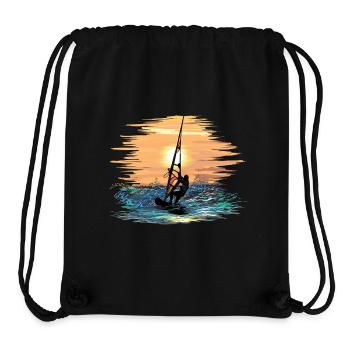 Windsurfing - Stanley/Stella Recycled Gym Bag - black - Front