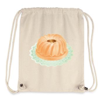 Der beliebte Gugelhupf mit Puderzucker - Stanley/Stella recycelter Gym Bag - Naturweiß - Vorne