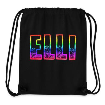 elli rs rainbow - Stanley/Stella Recycled Gym Bag - black - Front